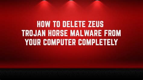 Zeus trojan removal  STEP 2: Use Malwarebytes Anti-Malware to remove malware and unwanted programs